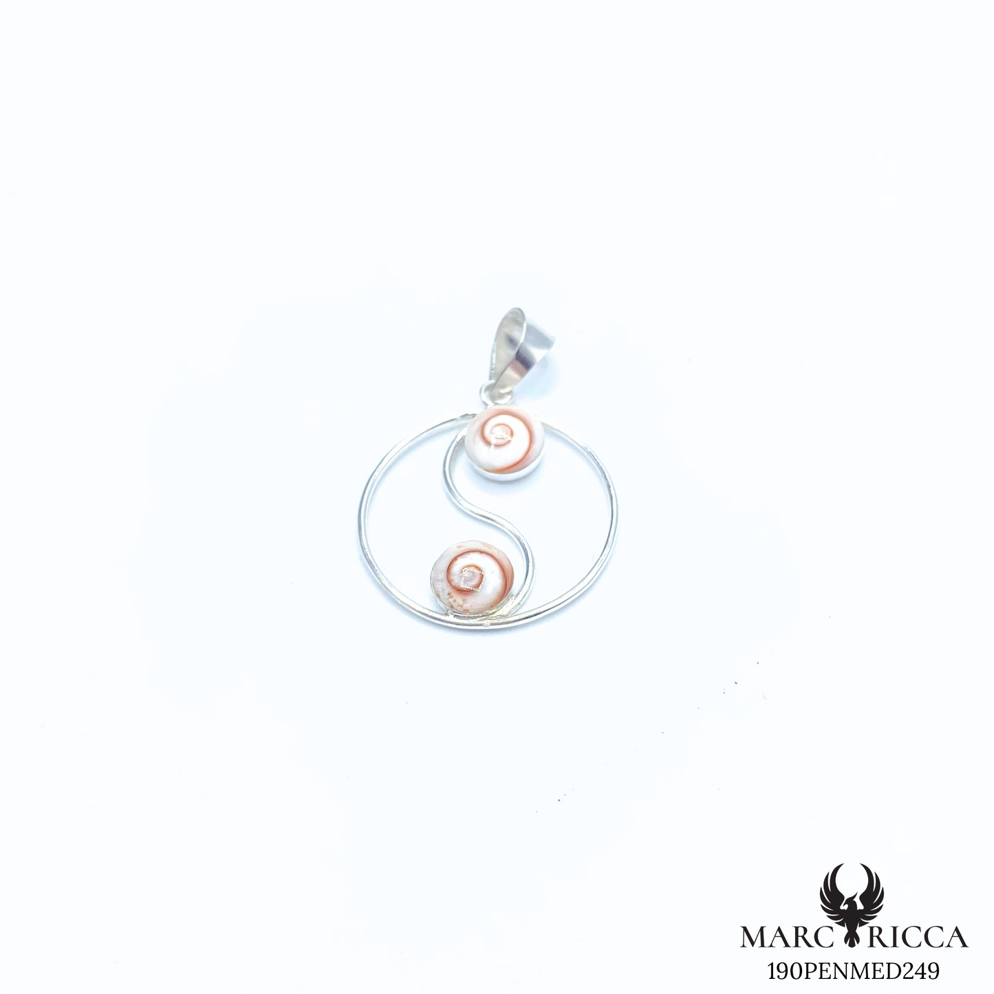 Pendentif œil de Sainte Lucie Yin & Yang