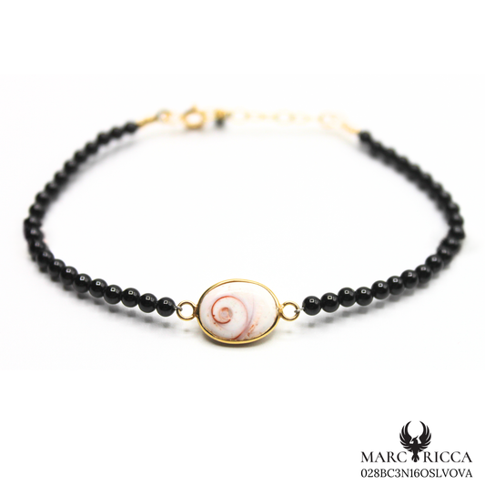 Bracelet Vermeil Spinelle & Oeil de Sainte Lucie