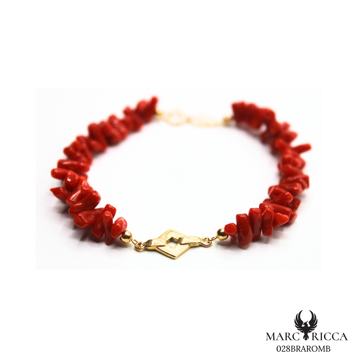 Bracelet Or Corail Cupolino & Losange