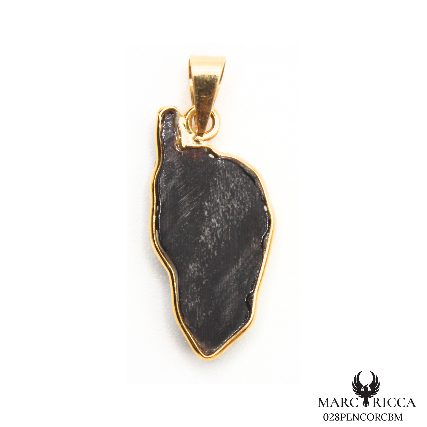 Pendentif Or Corne Bovin Pièce Unique