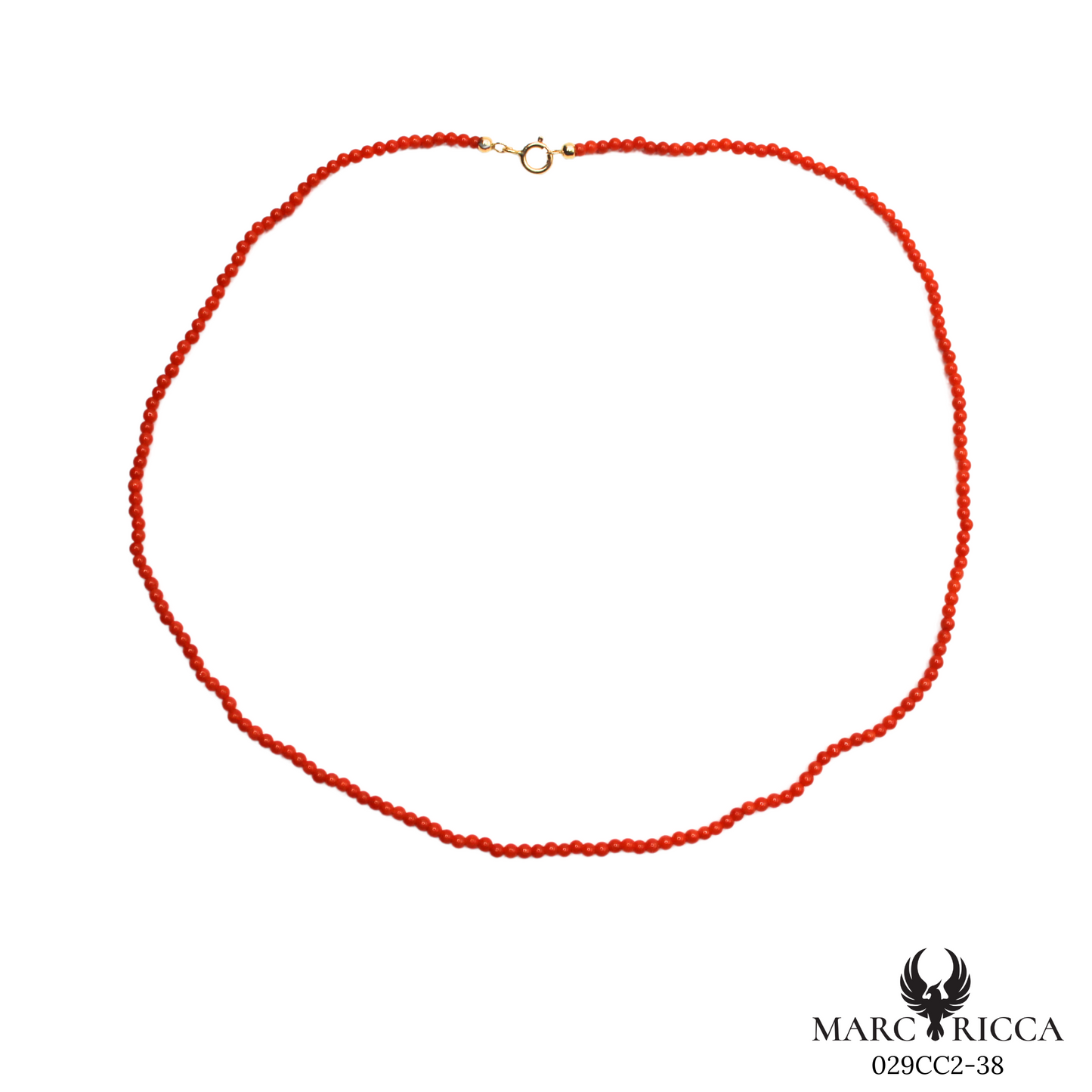 Collier Or Corail Perle 2/3mm