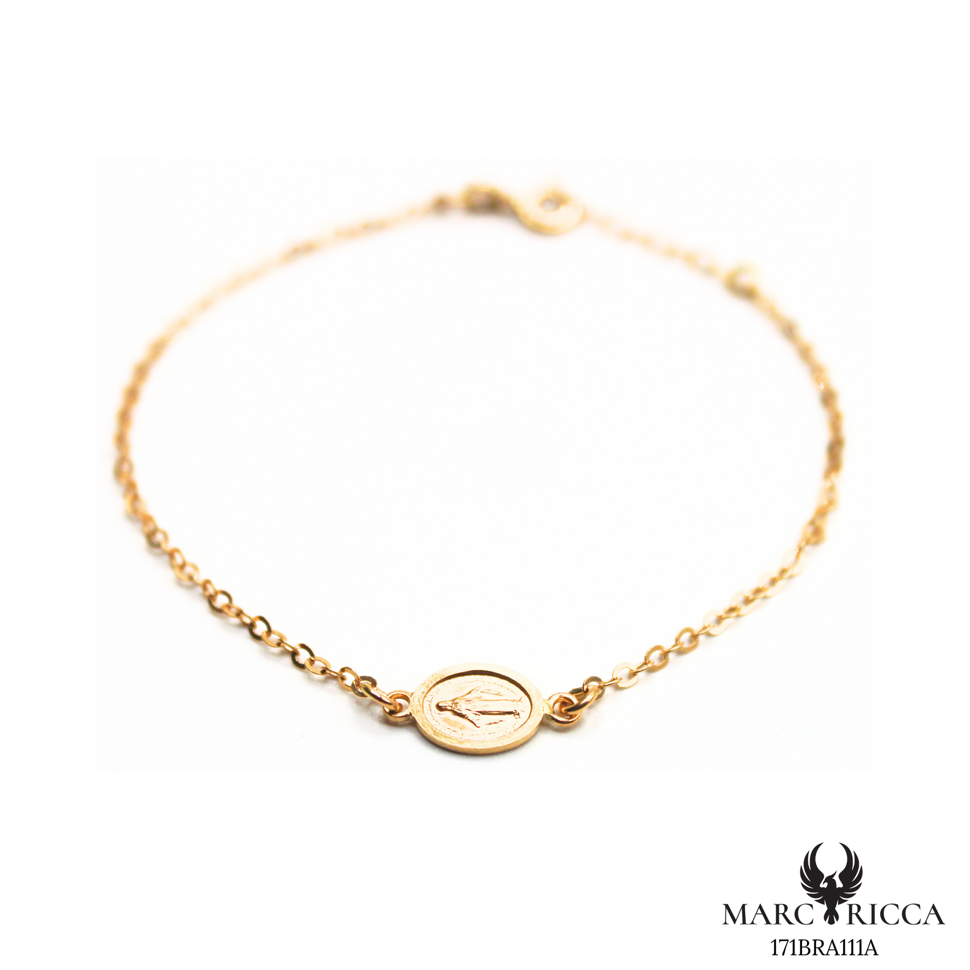 Bracelet Or Madone – Marc Ricca Créateur de Bijoux Corses