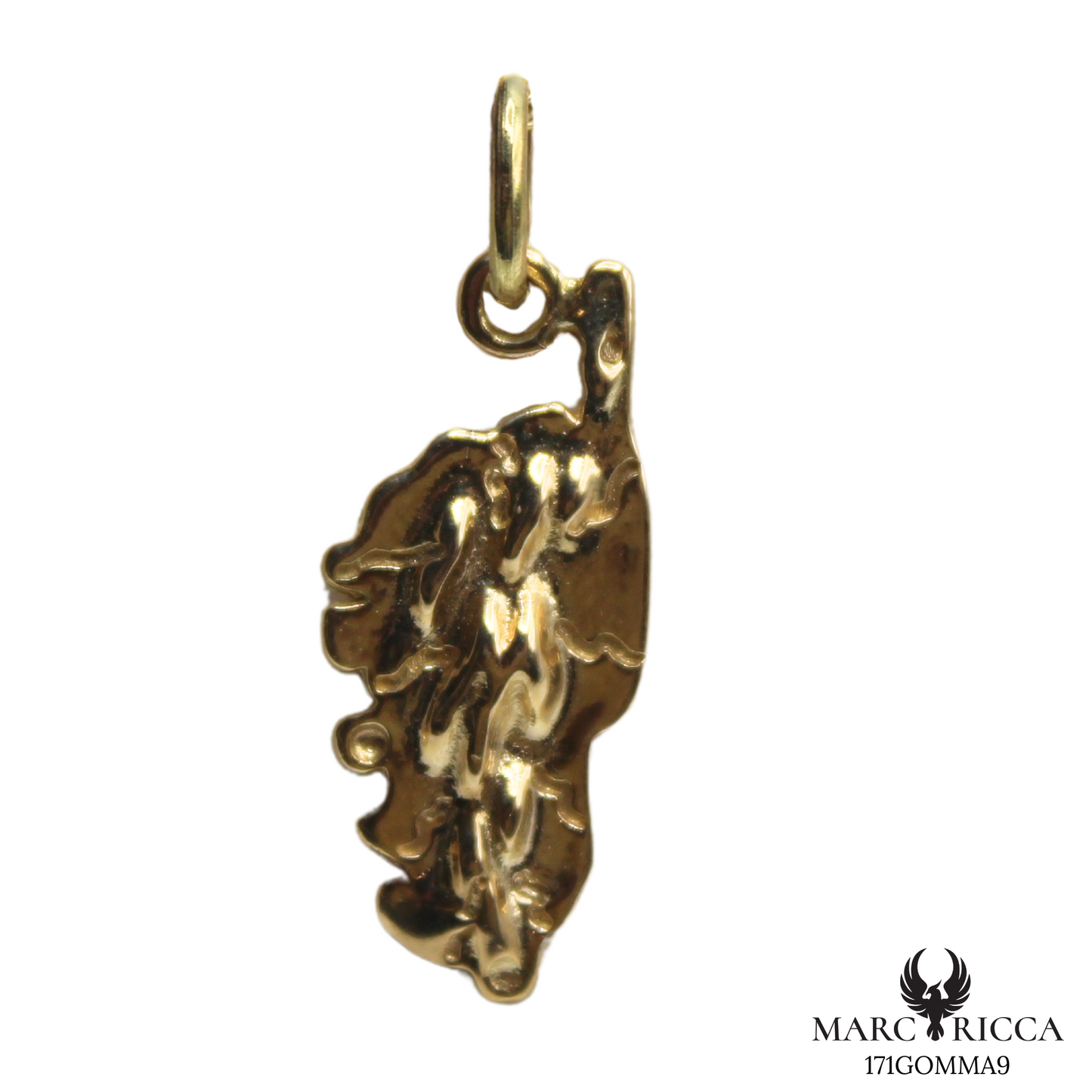 Pendentif Or Corse Gros Relief 18 ou 9 Carats