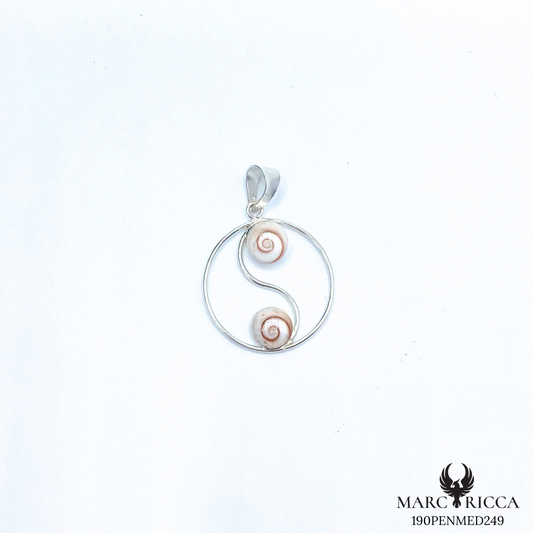 Pendentif œil de Sainte Lucie Yin & Yang